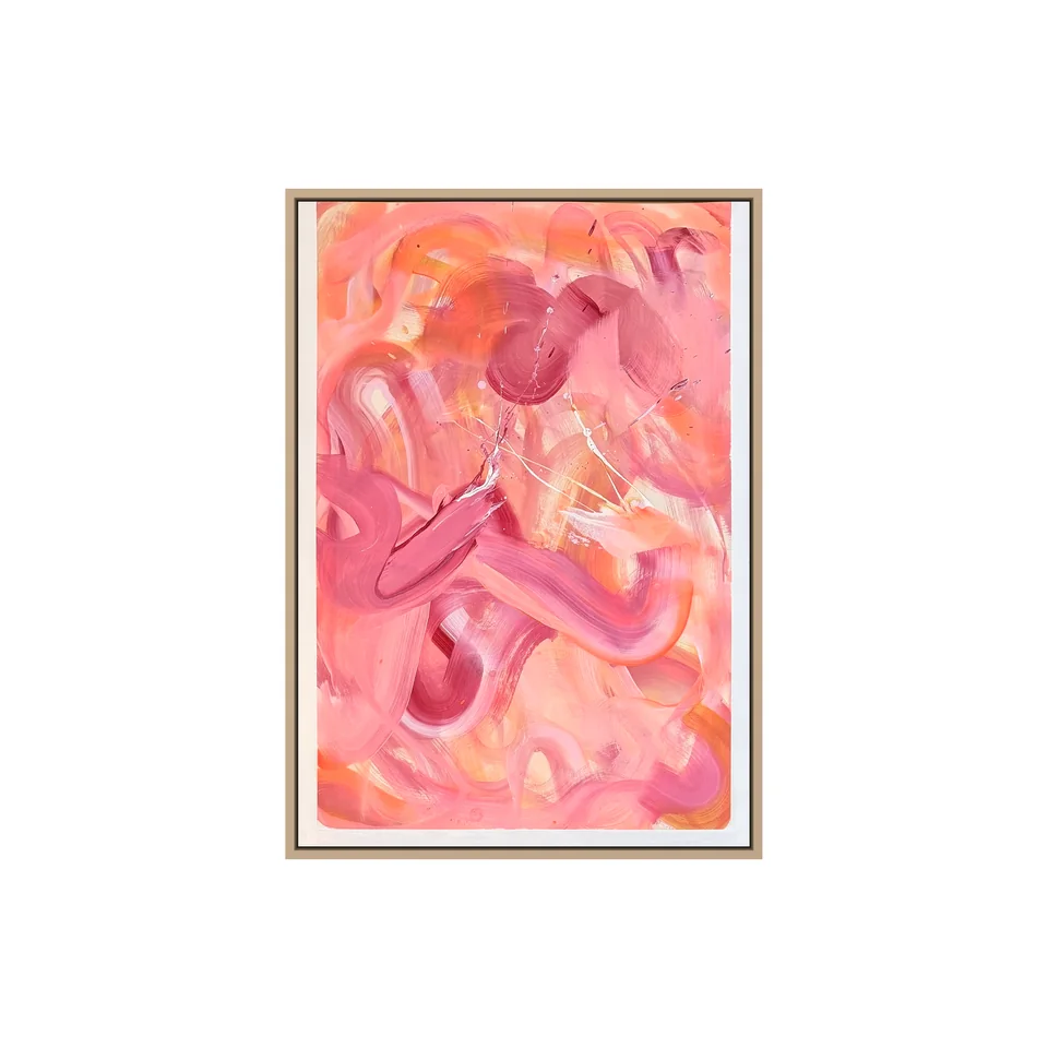 03 - WAVES OF LIFE, Mixed acrylic on Mica Finnboard, Valentin Nieroba