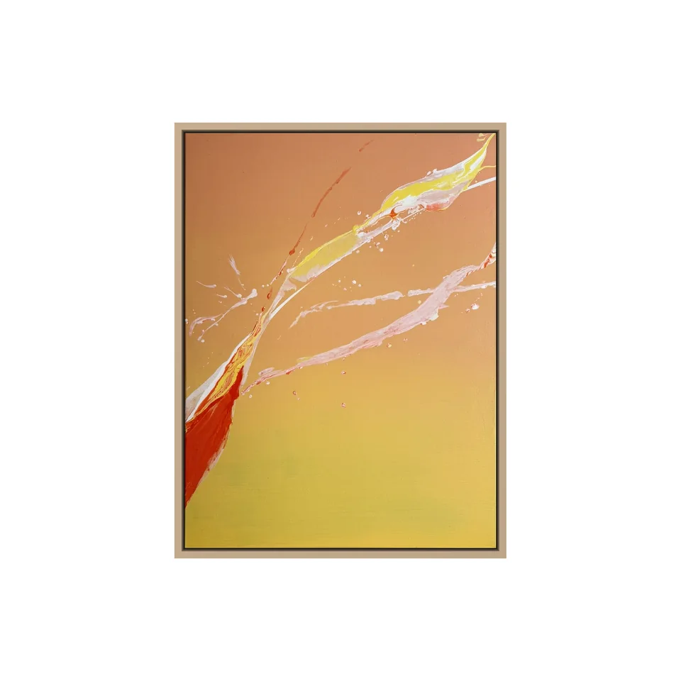 06 - WAVES OF LIFE, Graffiti spray paint & mixed acrylic on mirror chrome canvas, Valentin Nieroba